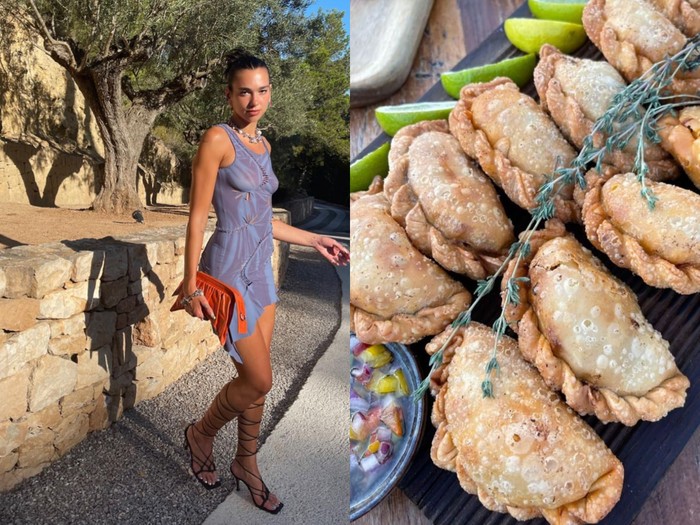 Artis luar negeri makan jajanan ndeso Heboh! Dua Lipa dan Cardi B Pamer Makan Pastel