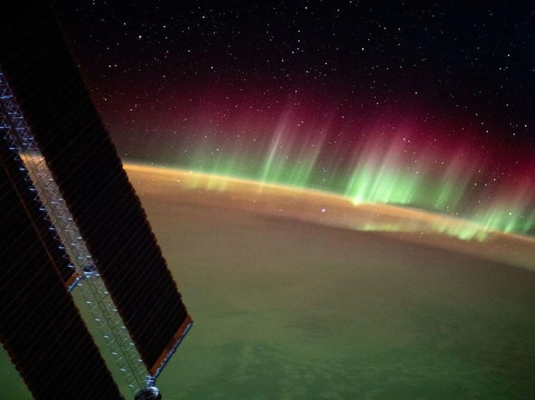 Begini Penampakan Aurora Australis dari Luar Angkasa