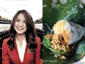 Dirumahkan karena COVID-19, Mantan Pramugari Ini Sukses Jualan Nasi Balap Puyung