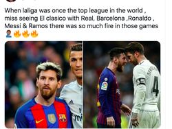 Messi dan Ronaldo Hengkang, Netizen Prihatin Nasib La Liga