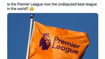 Dengan tidak adanya Messi dan Ronaldo, apakah Liga Inggris telah menjadi kompetisi yang terbaik di dunia? Foto: Twitter
