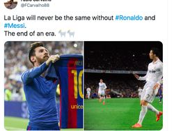 Messi dan Ronaldo Hengkang, Netizen Prihatin Nasib La Liga