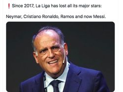 Messi dan Ronaldo Hengkang, Netizen Prihatin Nasib La Liga