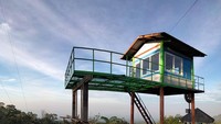 Destinasi yang terletak di Kalitengah Lor, Glagaharjo, Cangkringan, Sleman ini sedang membangun spot foto khusus di gardu pandang yang nantinya bisa digunakan untuk traveler berfoto-foto ria. (dok pengelola Bukit Klangon)