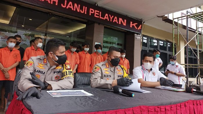 Polisi tangkap komplotan pencurian spion di Jakarta Selatan (Karin Nur Secha/detikcom)
