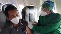 Dalam vaksinasi kali ini selain diikuti oleh pelaku wisata juga diikuti oleh masyarakat di sekitar lokasi wisata J&J. Mereka tampak antusias mengantri untuk mendapatkan suntik vaksin COVID-19.
