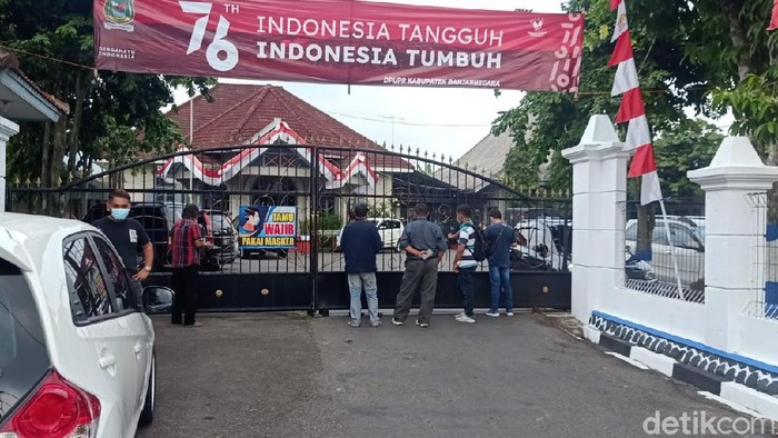 Suasana kantor Dinas PUPR Banjarnegara, Senin (9/8/2021).