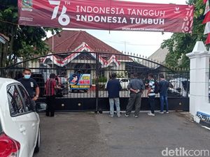 KPK Usut Dugaan Korupsi, Kantor Dinas PUPR Dijaga Ketat Polisi