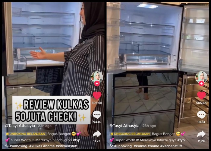 Tasyi Athasyia Senang Beli Kulkas Rp 50 Juta, Ini Keistimewaannya
