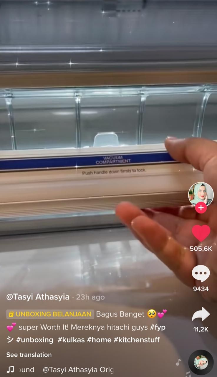 Tasyi Athasyia Senang Beli Kulkas Rp 50 Juta, Ini Keistimewaannya