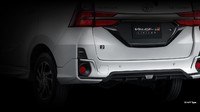 Di bagian belakang terdapat rear bumper spoiler dengan desain ala GR, juga ada logo GR di bagian tengahnya. (Dok. Toyota-Astra Motor)