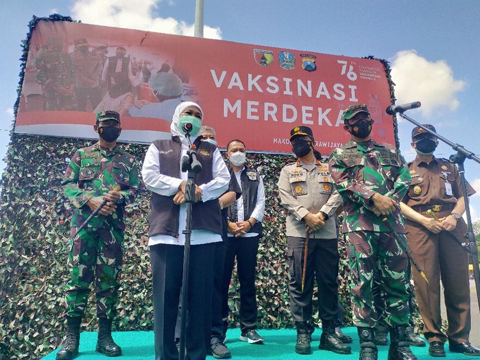 vaksinasi di kodam v brawijaya surabaya