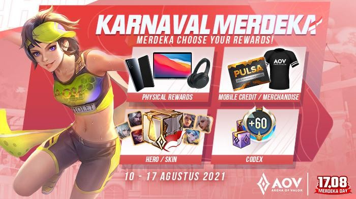 Dapatkan Macbook Air di Event Arena of Valor Karnaval Merdeka