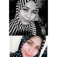 Mona Rizqia terlihat memakai hijab monokrom, motif stripe dan polkadot hitam. Softlens warna abu-abu yang dipakainya membuat wajahnya semakin memesona. Foto: Dok. Youtube GoodNewsTodayCelebrity.