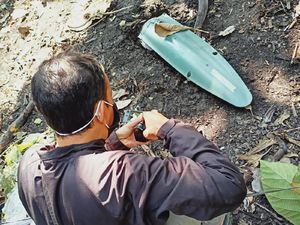 Heboh Benda Misterius Jatuh di Ngawi yang Ternyata Komponen Pesawat Tempur