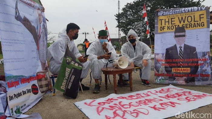 Mahasiswa Sindir Pemkot Serang