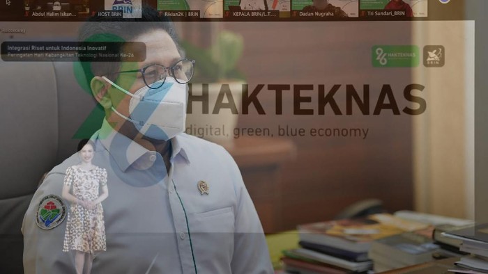 Mendes Hadiri Peringatan Hari Kebangkitan Teknologi Nasional 2021