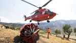 Menyisir Lokasi Kebakaran Turki dari Helikopter