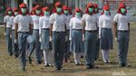 Momen Latihan Paskibra dengan Protokol Kesehatan Ketat