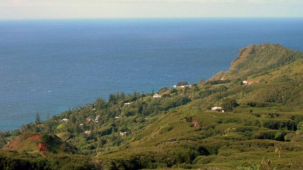 Adamstown is seen in this June 7, 2003  photo of Pitcairn Island, where for 214 years descendants of the Bounty mutineers have survived isolation, deprivation and drought. The spotlight will soon shine on the existance of its 47 remaining inhabitants when seven islander men stand trial on a string of sex abuse charges.  (AP Photo)