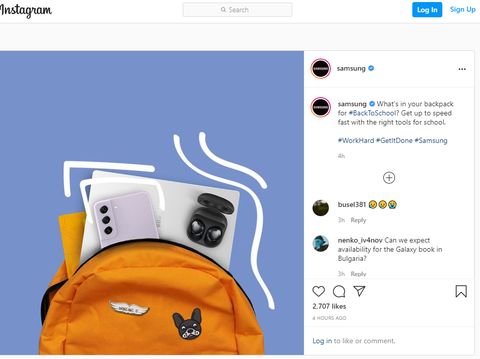 Bocoran wujud Galaxy S21 FE di akun Instagram Samsung