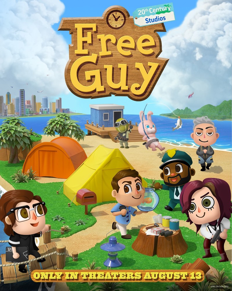 Tebak Game Apa yang Jadi Poster Film Free Guy