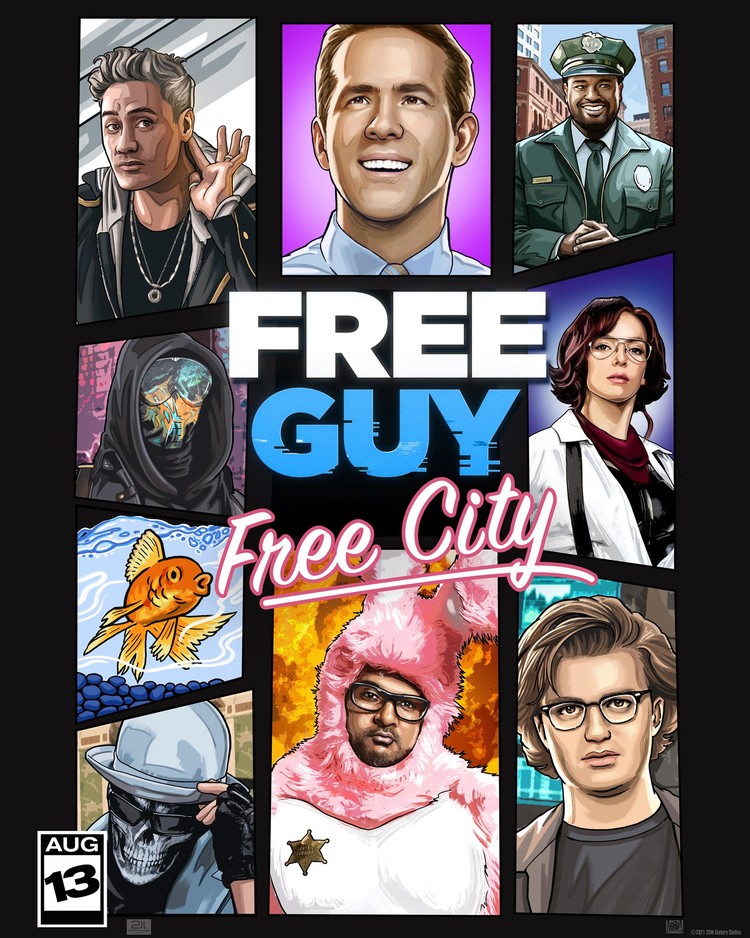 Tebak Game Apa yang Jadi Poster Film Free Guy Tebak Game Apa yang Jadi Poster Film Free Guy