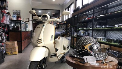 Melihat Langsung Wujud Mewah Vespa 946 Christian Dior yang Laku Rp 1,35 M di Indonesia