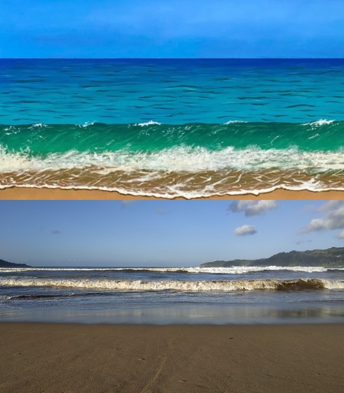 Indahnya Pantai Pacitan yang Jadi Tema Lukisan SBY