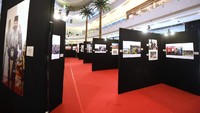 Pameran Foto Indonesia Tangguh Indonesia Tumbuh yang diketuai oleh Randi Tri Kurniawan ini menampilkan 165 foto jurnalistik hasil karya para pewarta foto Indonesia. Dok. Lukas/Biro Pers Sekretariat Presiden.