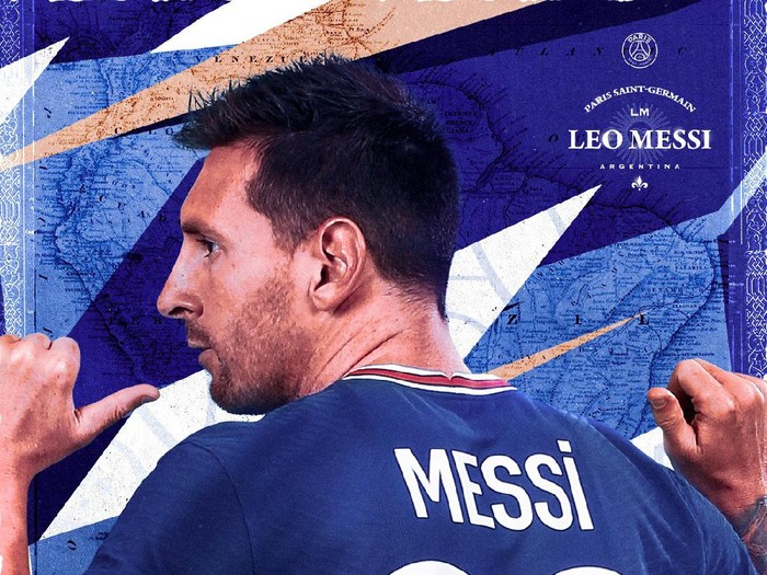 Lionel Messi resmi diperkenalkan sebagai pemain baru Paris Saint-Germain, Rabu 11 Agustus 2021. Dia mendapatkan nomor punggung 30 di Parc des Princes.