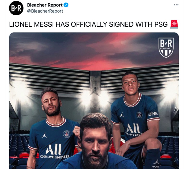 Meme Messi PSG