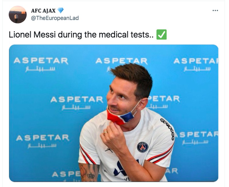 Meme Messi PSG