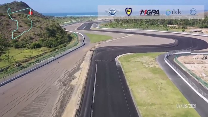 Progres pembangunan Sirkuit Mandalika