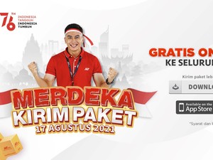 Rayakan HUT RI, J&T Express Gratis Ongkir ke Seluruh Indonesia