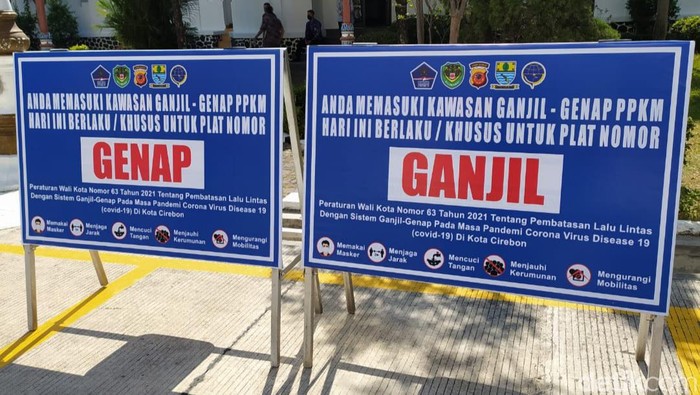 Ganjil genap mulai diberlakukan di Kota Cirebon besok