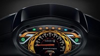 Panel spidometer masih mempertahankan model analog, namun juga mendapat sentuhan aksen gold. Foto: Dok. Honda Kamboja