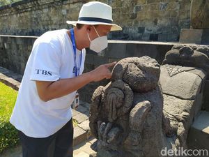 Merapi Erupsi Pagi Tadi, Candi Borobudur Sempat Diguyur Hujan Abu