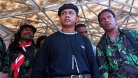 Diketahui pada tahun 1999, Eurico Guterres menentang pemungutan suara kemerdekaan di Timor Leste. AFP/ANASTASIA VRACHNOS  