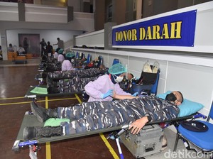 Gelar Donor Plasma Konvalesen, Koarmada II Targetkan 699 Kantong