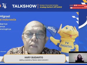 Ada 44,5 Juta Rumah Tangga Terdampak Suntik Mati TV Analog