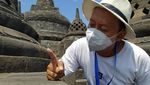 Merapi Erupsi, Candi Borobudur Diguyur Hujan Abu
