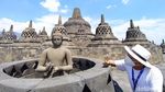Merapi Erupsi, Candi Borobudur Diguyur Hujan Abu