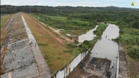Bendungan ini diproyeksikan untuk  pengembangan dan peningkatan Daerah Irigasi Marangkayu yang memiliki luas potensi lebih dari 3.000 ha dengan luas yang tergarap saat ini sekitar 1300 ha dengan sistem tadah hujan dan irigasi desa.