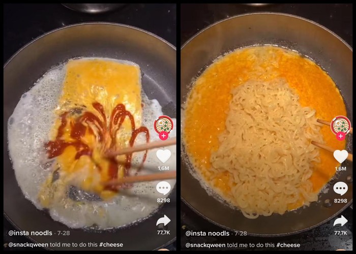 Viral di TikTok, Cara Masak Mie Instan Keju yang Creamy Pedas