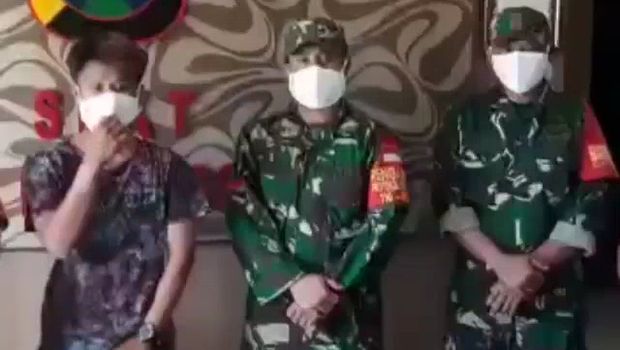 viral pemuda serang tni