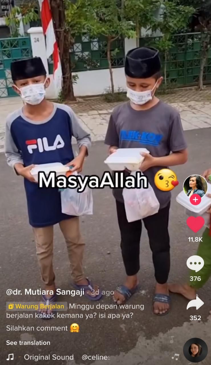 Anak Penghafal Alquran 'Bayar' Pakai Doa Kalau Jajan Snack di Sini