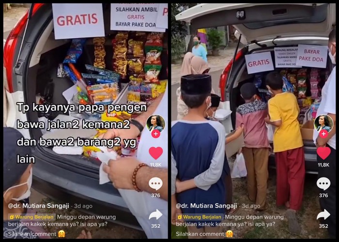 Anak Penghafal Alquran Bayar Pakai Doa Kalau Jajan Snack di Sini