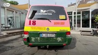 Begini tampilan belakang angkot dari VW T4 buatan mahasiswa asal Indonesia ini. Ada yang kurang? Foto: DW