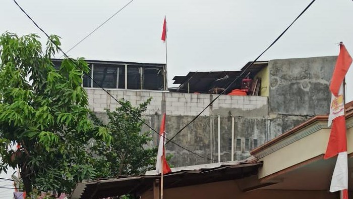 Bendera Palestina sempat berkibar di rumah warga di Karawaci, Kota Tangerang (Dok.istimewa)